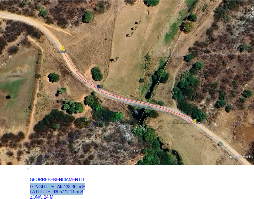Imagem da obra Contratação de empresa especializada para construção de passagem molhada