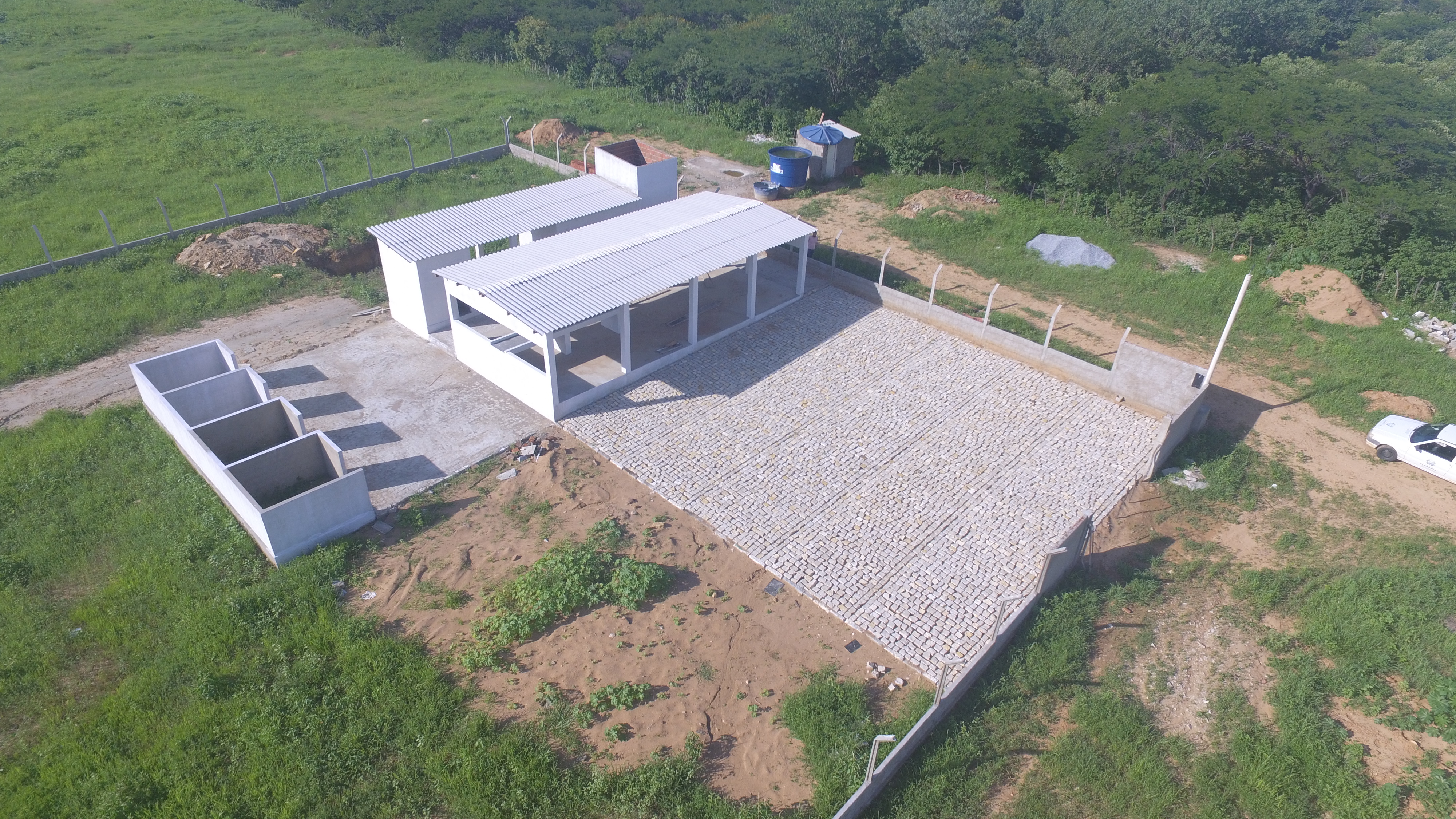 Imagem da obra Construção de unidade de triagem